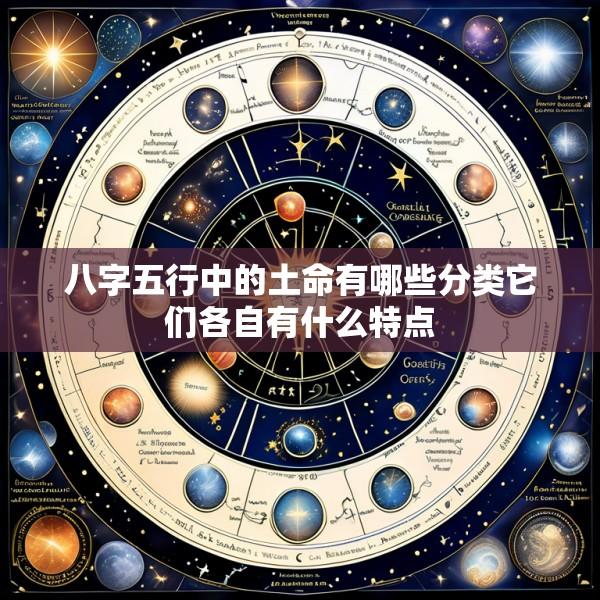 八字五行中的土命有哪些分类它们各自有什么特点