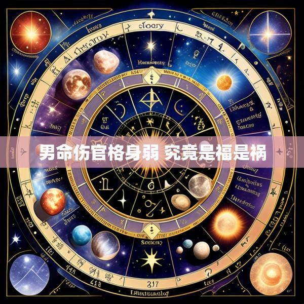 男命伤官格身弱 究竟是福是祸