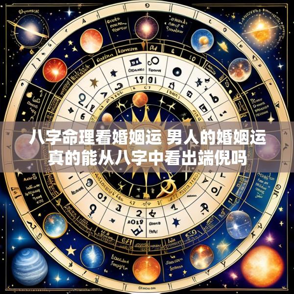 八字命理看婚姻运 男人的婚姻运真的能从八字中看出端倪吗
