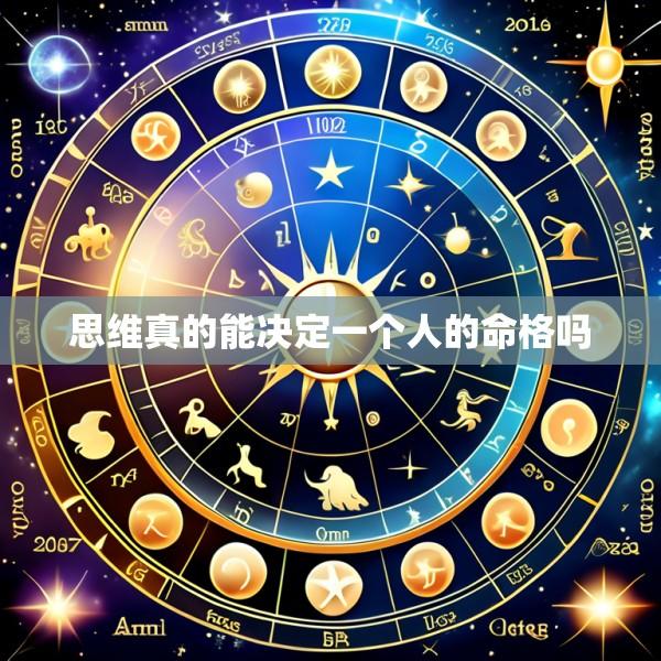 思维真的能决定一个人的命格吗
