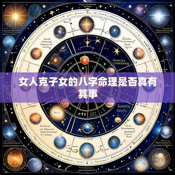 女人克子女的八字命理是否真有其事
