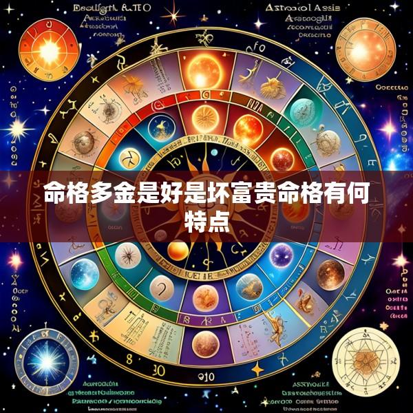 命格多金是好是坏富贵命格有何特点