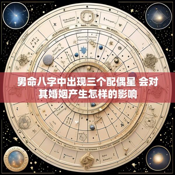 男命八字中出现三个配偶星 会对其婚姻产生怎样的影响