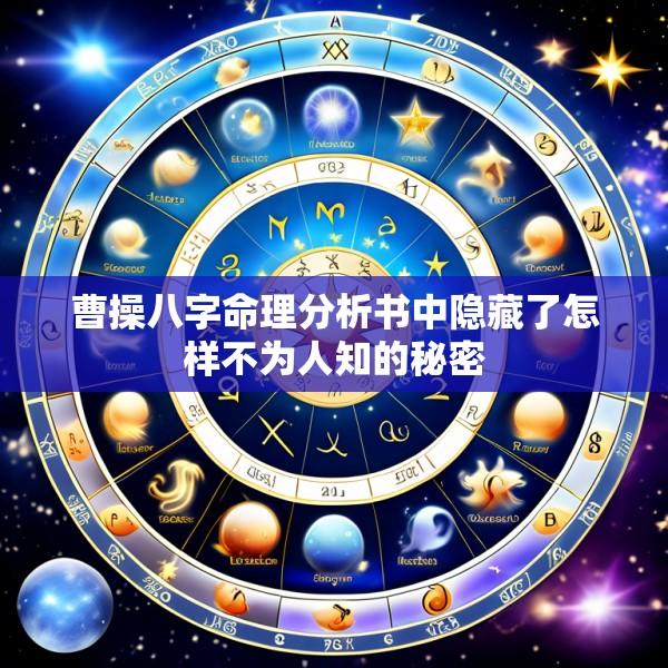 曹操八字命理分析书中隐藏了怎样不为人知的秘密