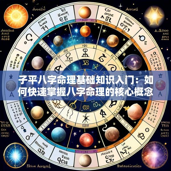 子平八字命理基础知识入门：如何快速掌握八字命理的核心概念