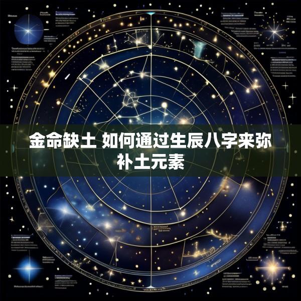 金命缺土 如何通过生辰八字来弥补土元素