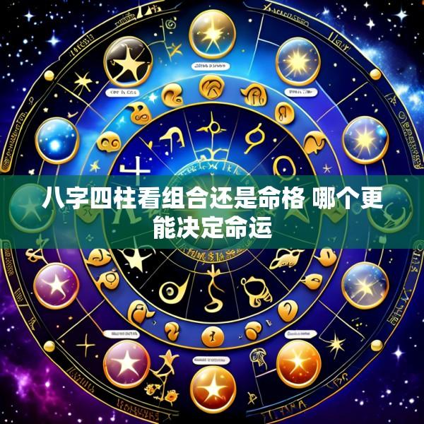 八字四柱看组合还是命格 哪个更能决定命运