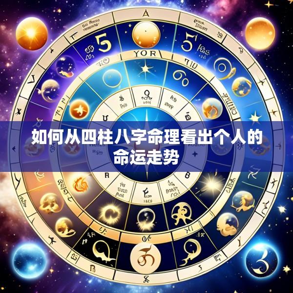 如何从四柱八字命理看出个人的命运走势