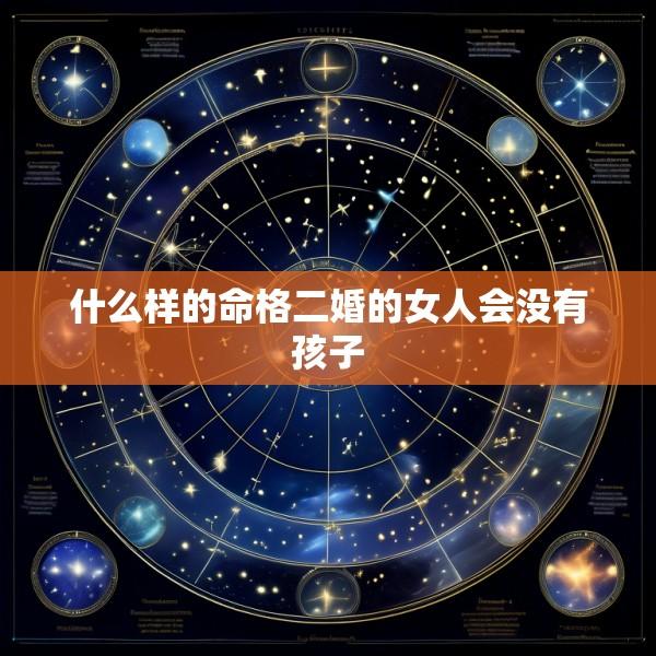 什么样的命格二婚的女人会没有孩子