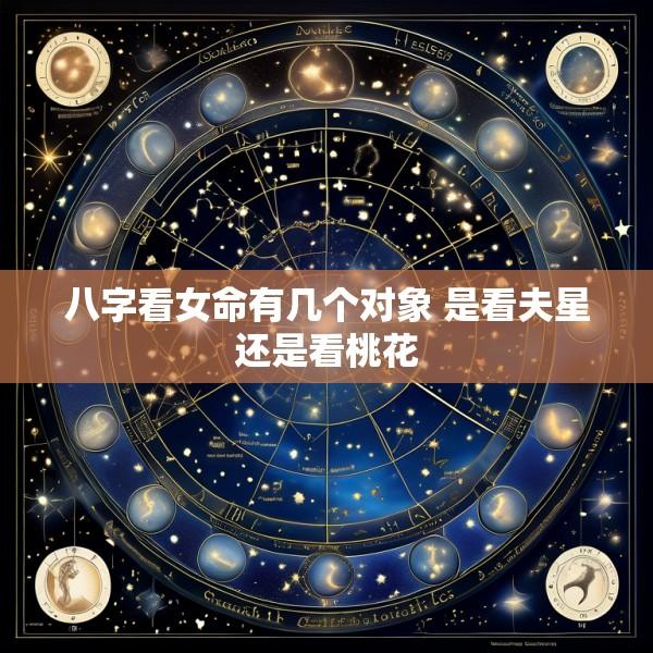 八字看女命有几个对象 是看夫星还是看桃花