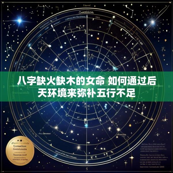 八字缺火缺木的女命 如何通过后天环境来弥补五行不足