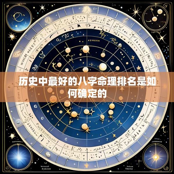 历史中最好的八字命理排名是如何确定的