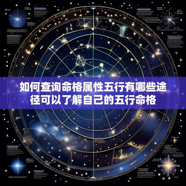如何查询命格属性五行有哪些途径可以了解自己的五行命格