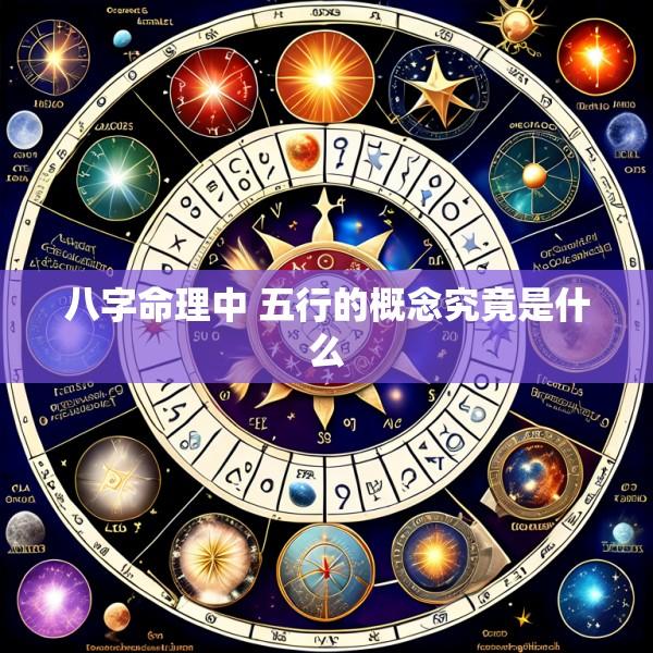 八字命理中 五行的概念究竟是什么