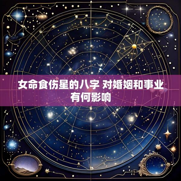 女命食伤星的八字 对婚姻和事业有何影响