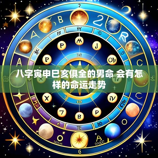 八字寅申巳亥俱全的男命 会有怎样的命运走势