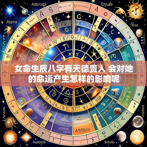女命生辰八字有天德贵人 会对她的命运产生怎样的影响呢