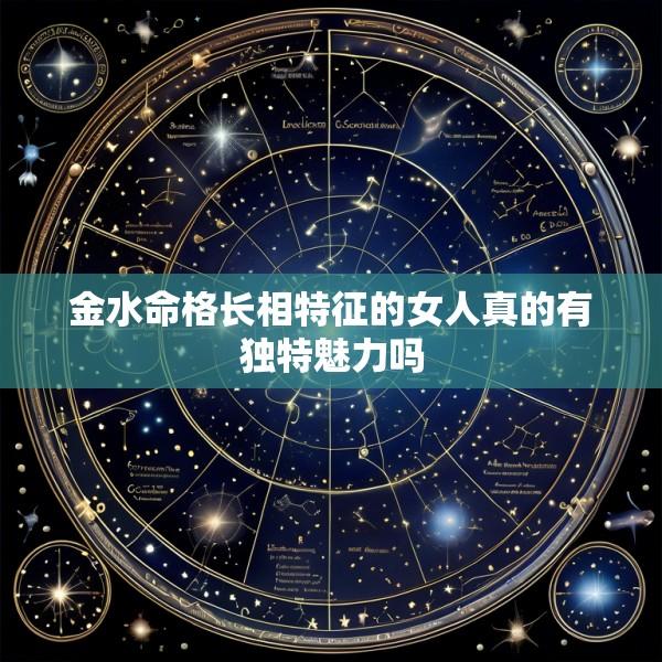 金水命格长相特征的女人真的有独特魅力吗
