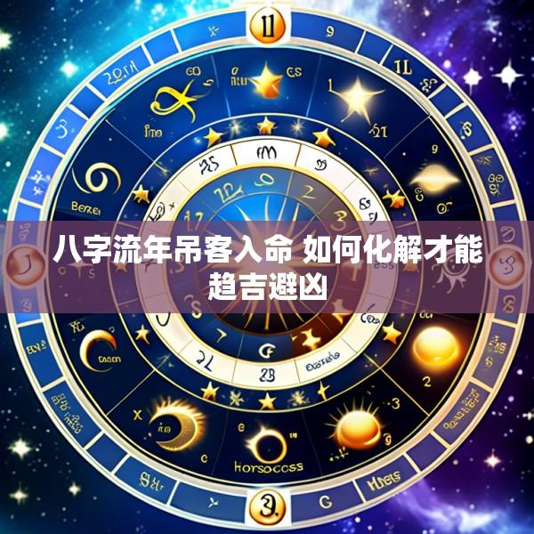 八字流年吊客入命 如何化解才能趋吉避凶