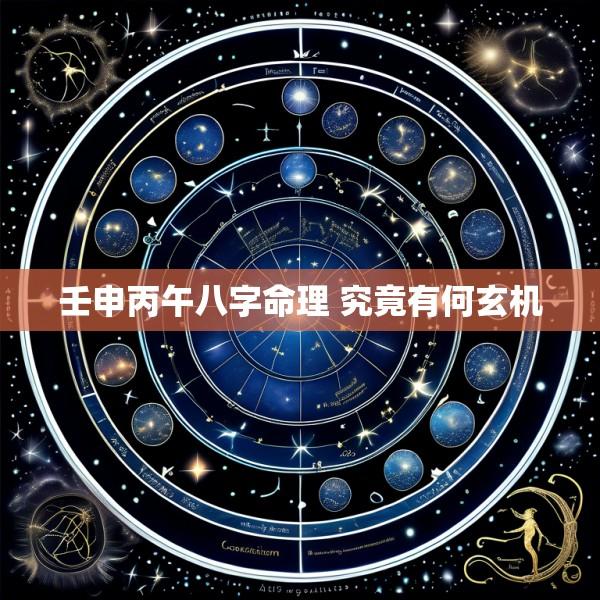 壬申丙午八字命理 究竟有何玄机