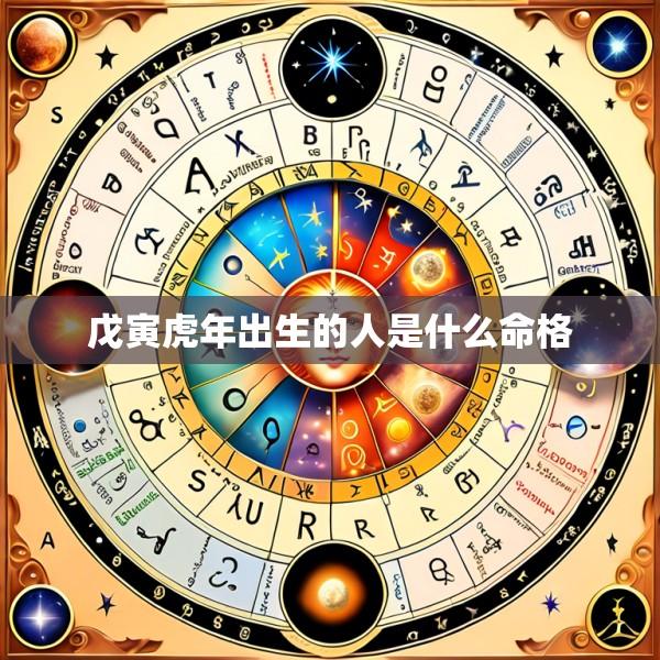 戊寅虎年出生的人是什么命格