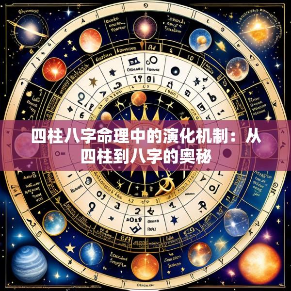 四柱八字命理中的演化机制：从四柱到八字的奥秘