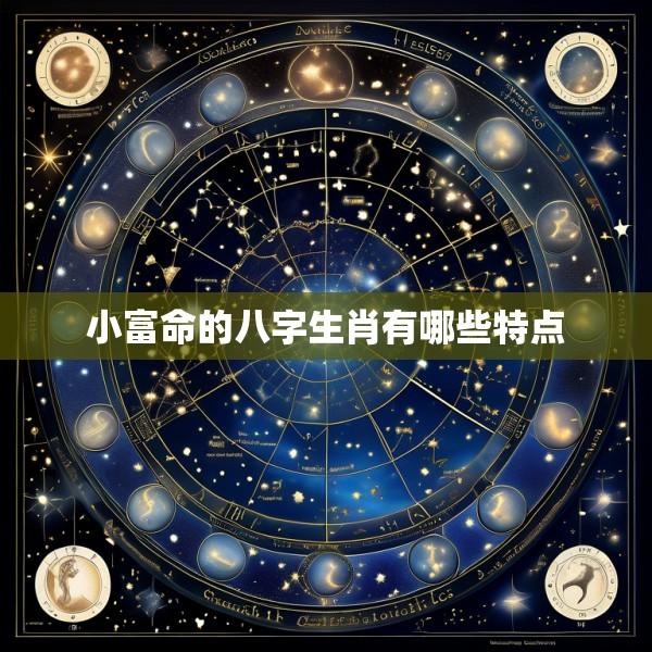 小富命的八字生肖有哪些特点