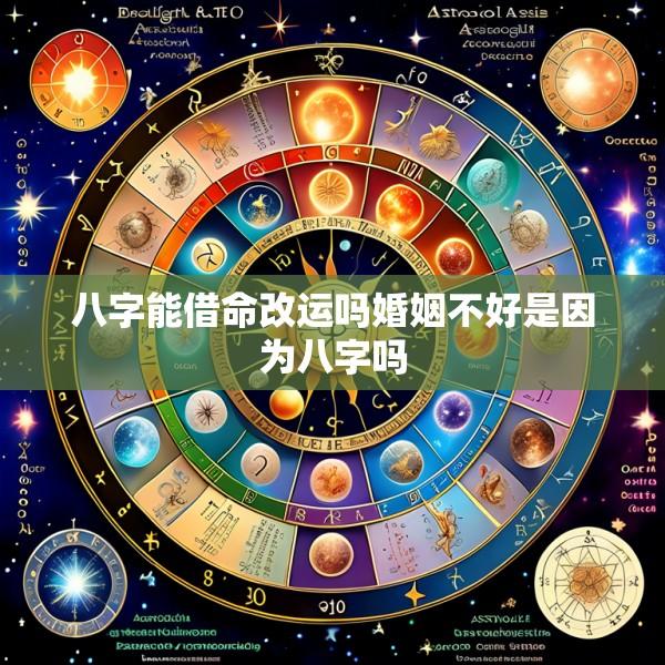 八字能借命改运吗婚姻不好是因为八字吗