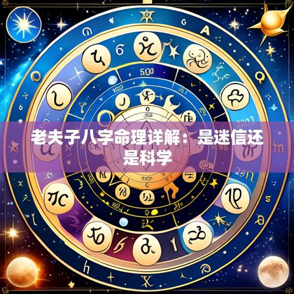老夫子八字命理详解：是迷信还是科学