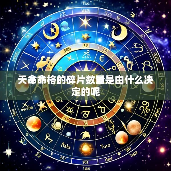 天命命格的碎片数量是由什么决定的呢