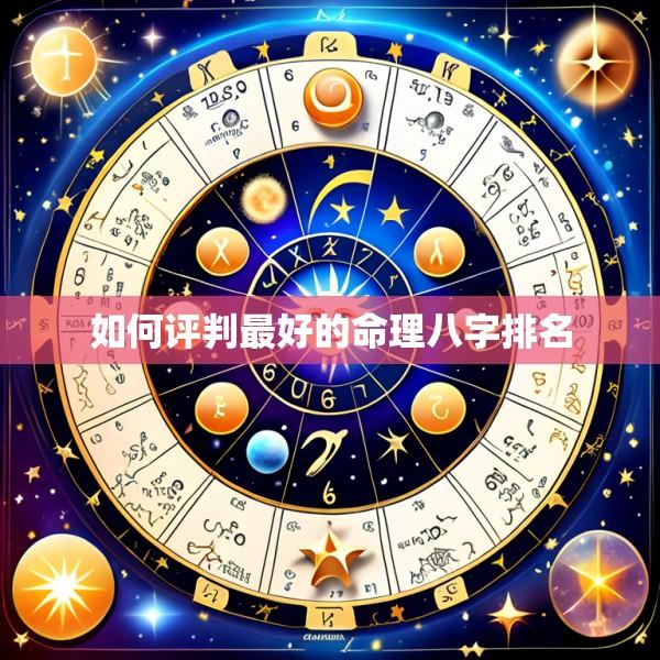 如何评判最好的命理八字排名