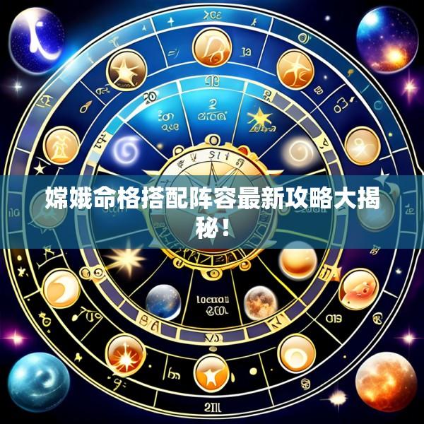 嫦娥命格搭配阵容最新攻略大揭秘！