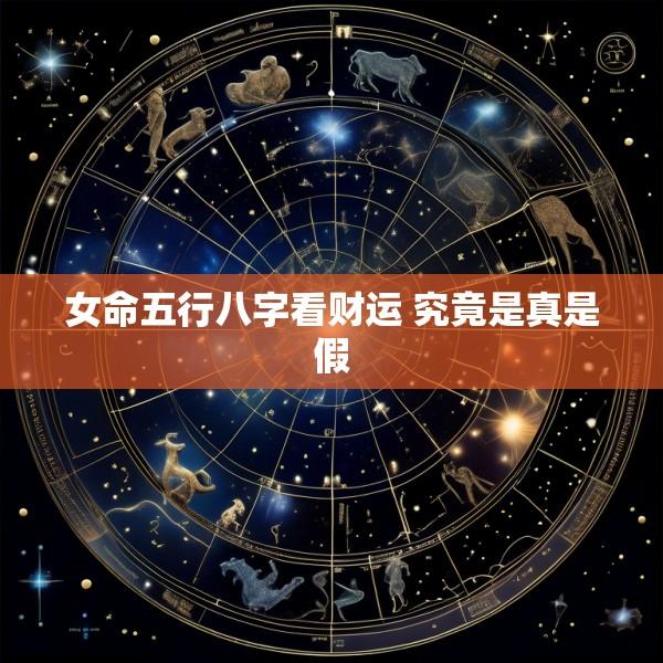 女命五行八字看财运 究竟是真是假