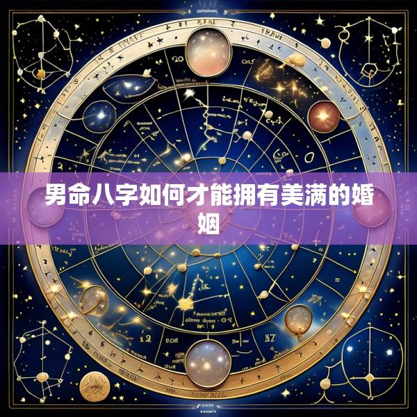 男命八字如何才能拥有美满的婚姻