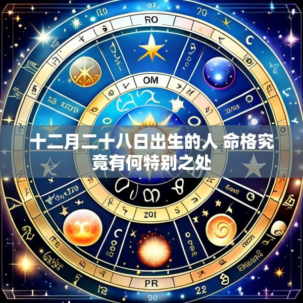 十二月二十八日出生的人 命格究竟有何特别之处