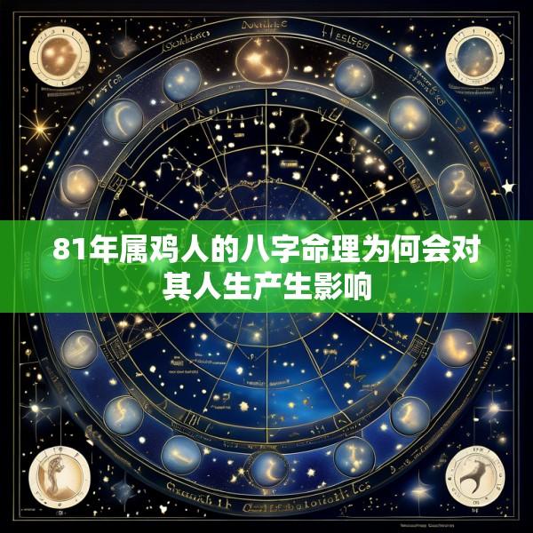81年属鸡人的八字命理为何会对其人生产生影响