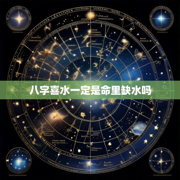 八字喜水一定是命里缺水吗