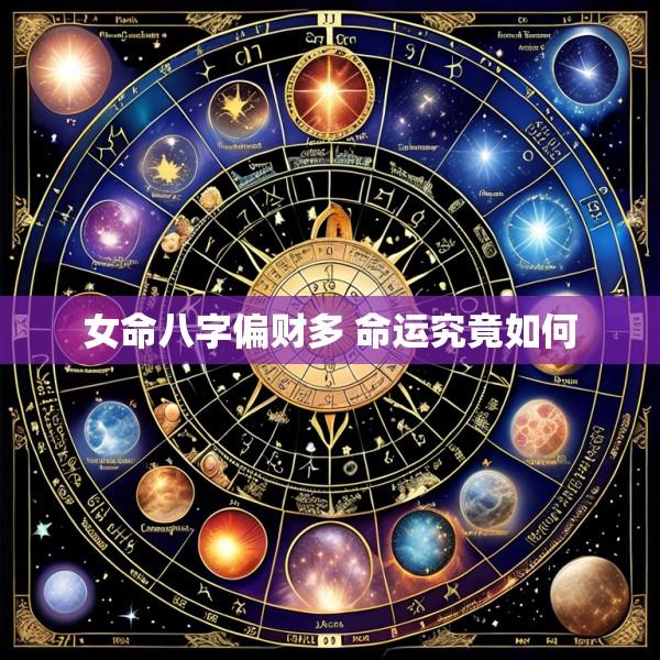 女命八字偏财多 命运究竟如何