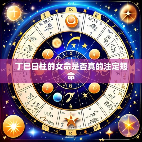 丁巳日柱的女命是否真的注定短命