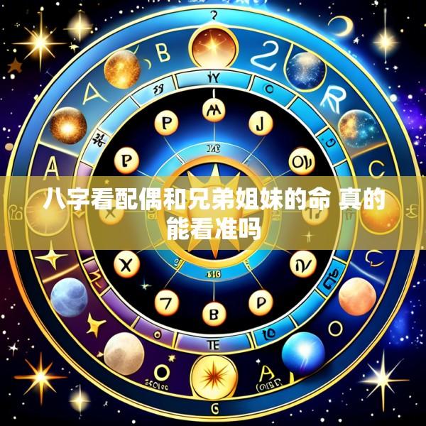 八字看配偶和兄弟姐妹的命 真的能看准吗