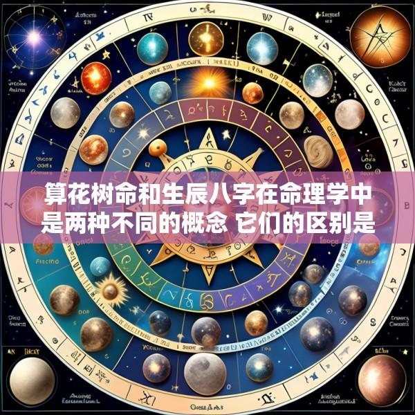算花树命和生辰八字在命理学中是两种不同的概念 它们的区别是什么