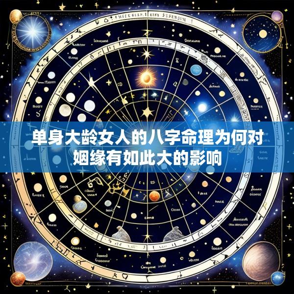 单身大龄女人的八字命理为何对姻缘有如此大的影响