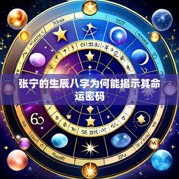 张宁的生辰八字为何能揭示其命运密码