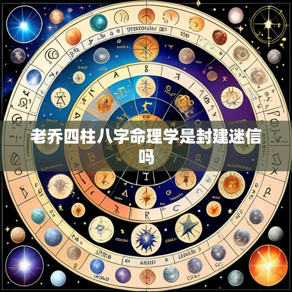 老乔四柱八字命理学是封建迷信吗