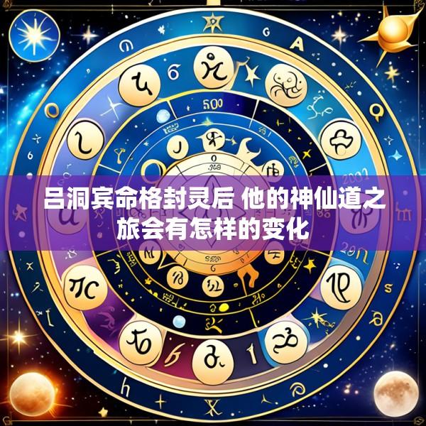 吕洞宾命格封灵后 他的神仙道之旅会有怎样的变化