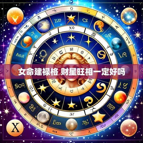 女命建禄格 财星旺相一定好吗