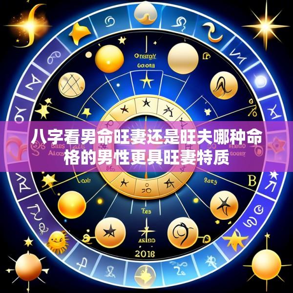 八字看男命旺妻还是旺夫哪种命格的男性更具旺妻特质