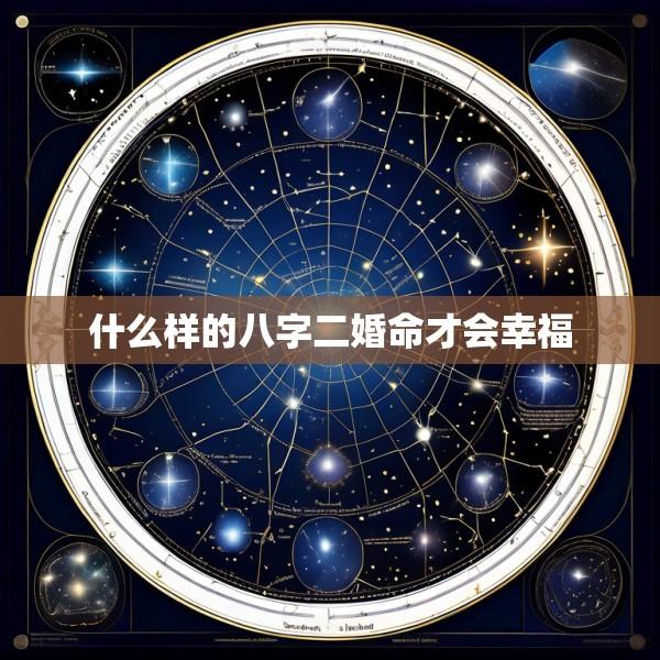 什么样的八字二婚命才会幸福