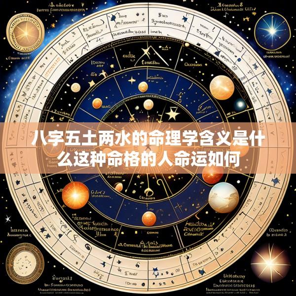 八字五土两水的命理学含义是什么这种命格的人命运如何