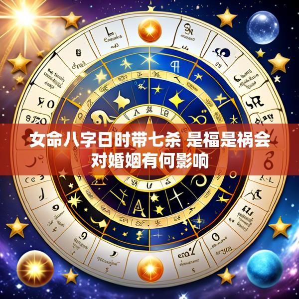 女命八字日时带七杀 是福是祸会对婚姻有何影响